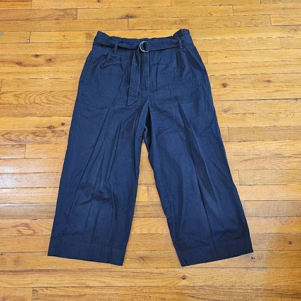 J Crew Women's Wide Leg Cropped Pants Size 10